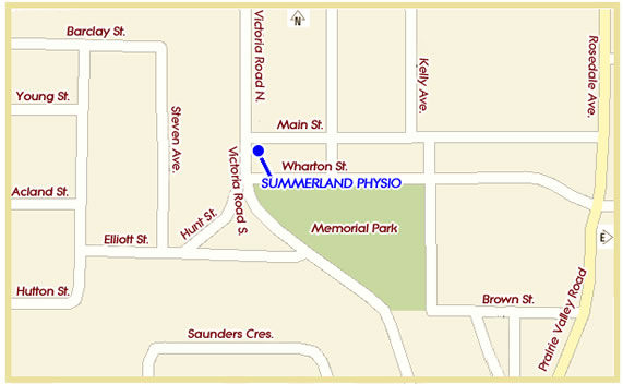 Summerland Physiotherapy & Sports Care 10121 Main Street, Summerland